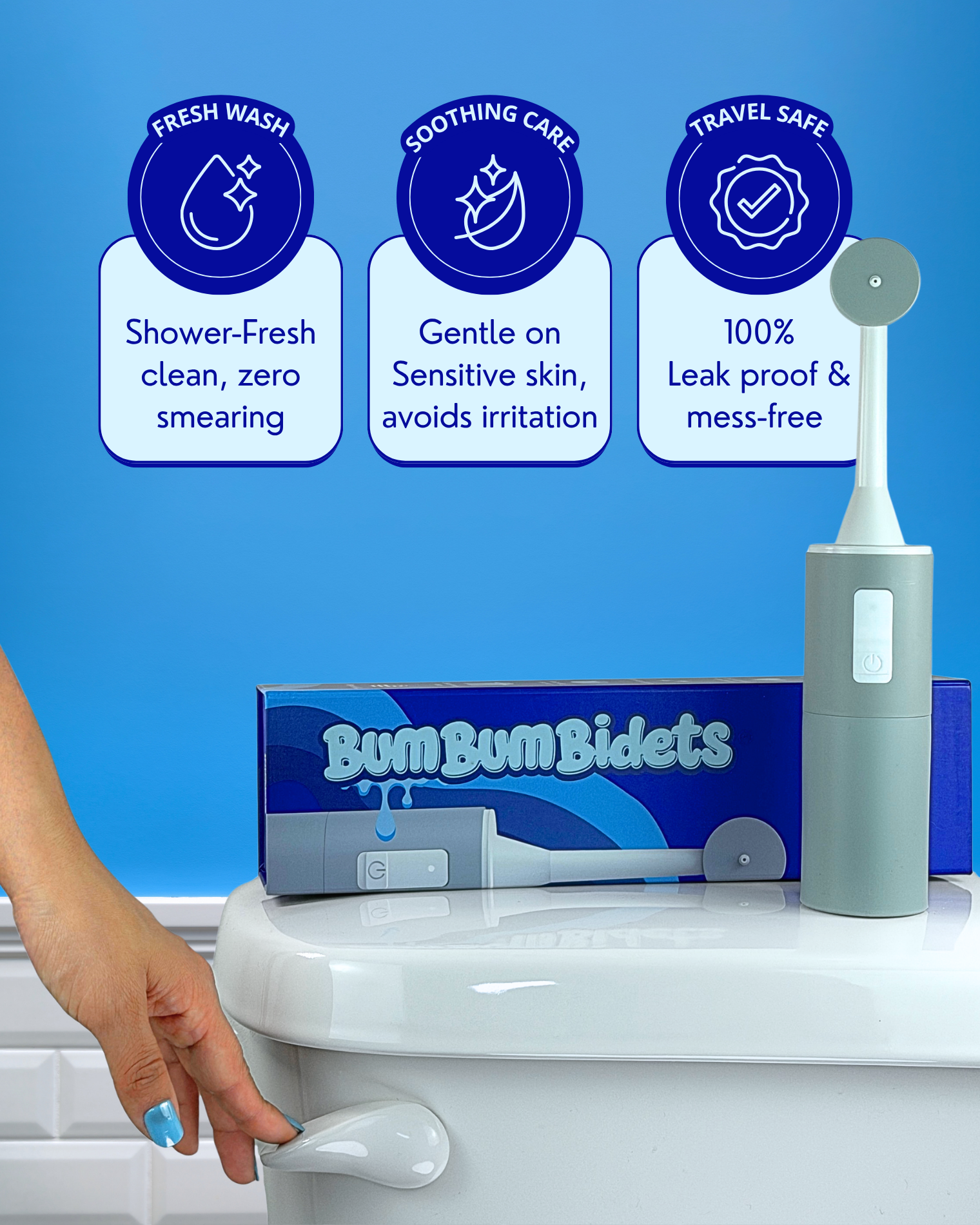 Gray Portable Bidet