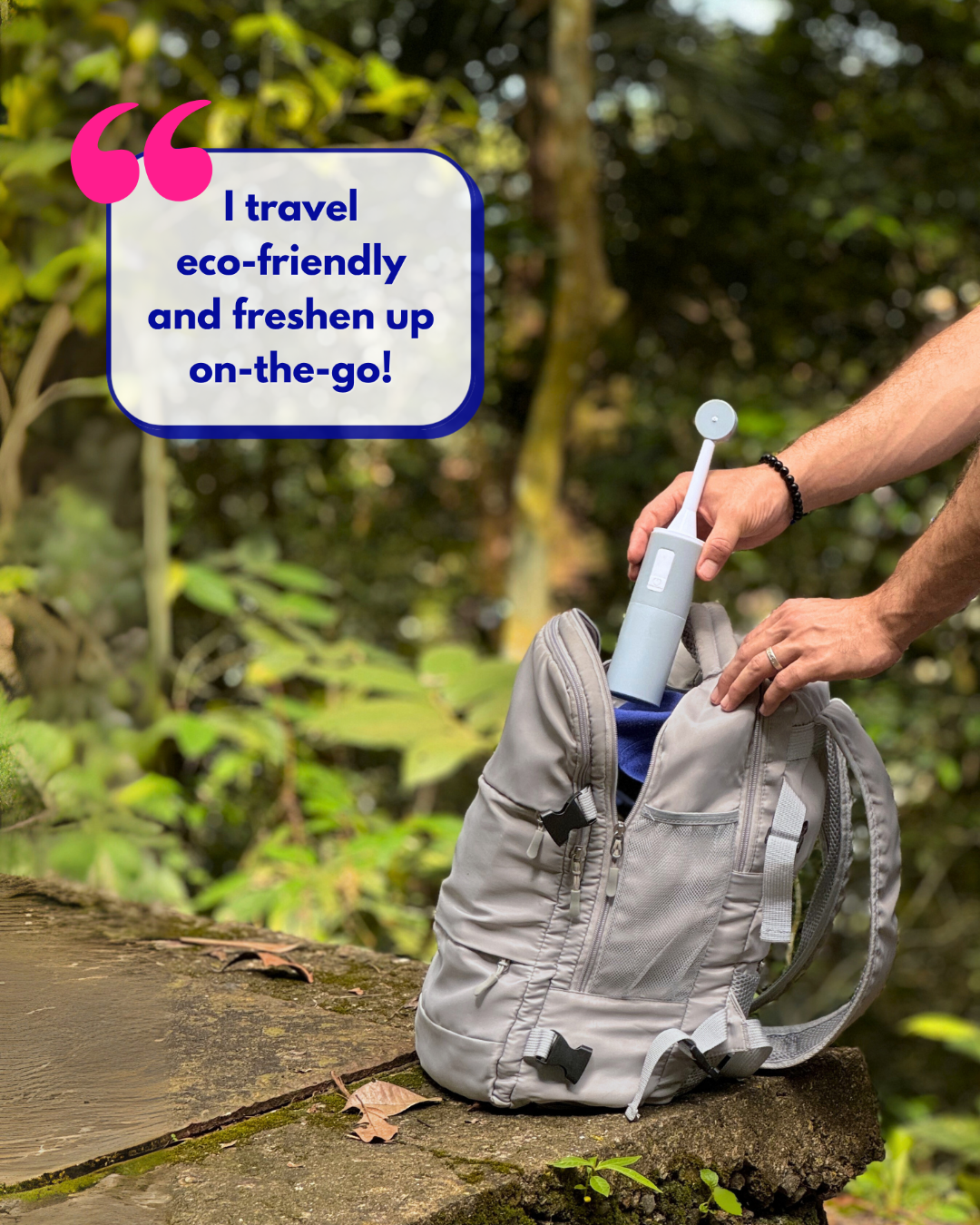 portable bidet as a camping gear essential for traveling outdoor
